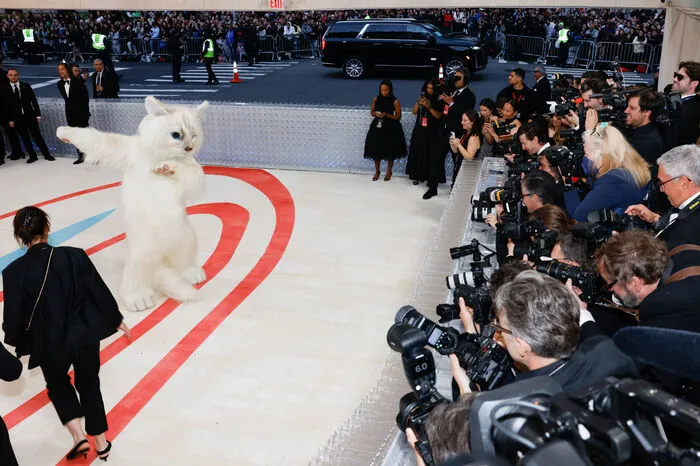 Hollywood-Star Jared Leto ließ sich im Choupette-Kostüm ablichten