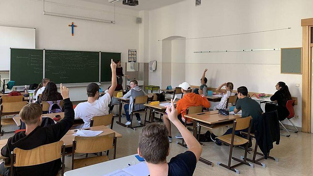 Ein Blick in den Klassenraum: Die Sommerschule in der Mittelschule Egger-Lienz wurde im Vorjahr gut angenommen