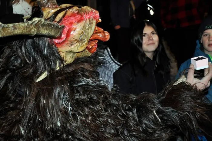 LOKAL ,2024-11-23, Hohnthurn Krampuslauf   
im Bild:Hohnthurn Krampuslauf   
Credit Photo by:Hermann Sobe 