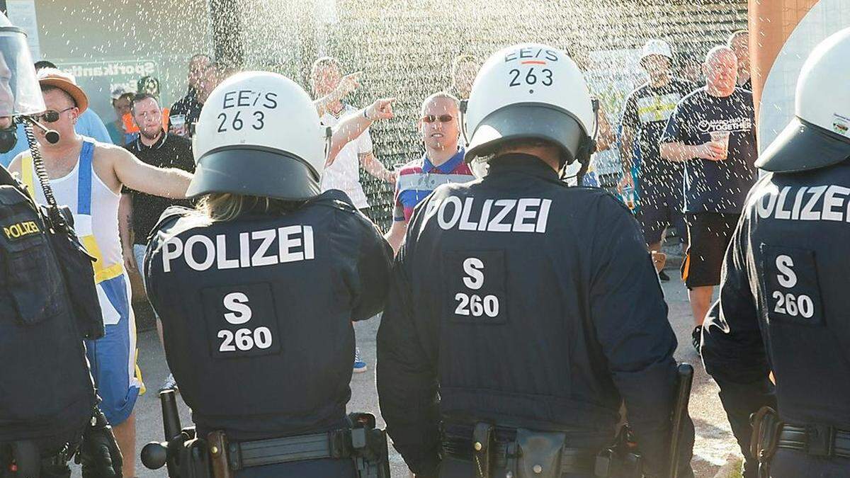 Die Polizei ist für das ÖFB-Cupfinale zwischen Rapid und Salzburg gewappnet