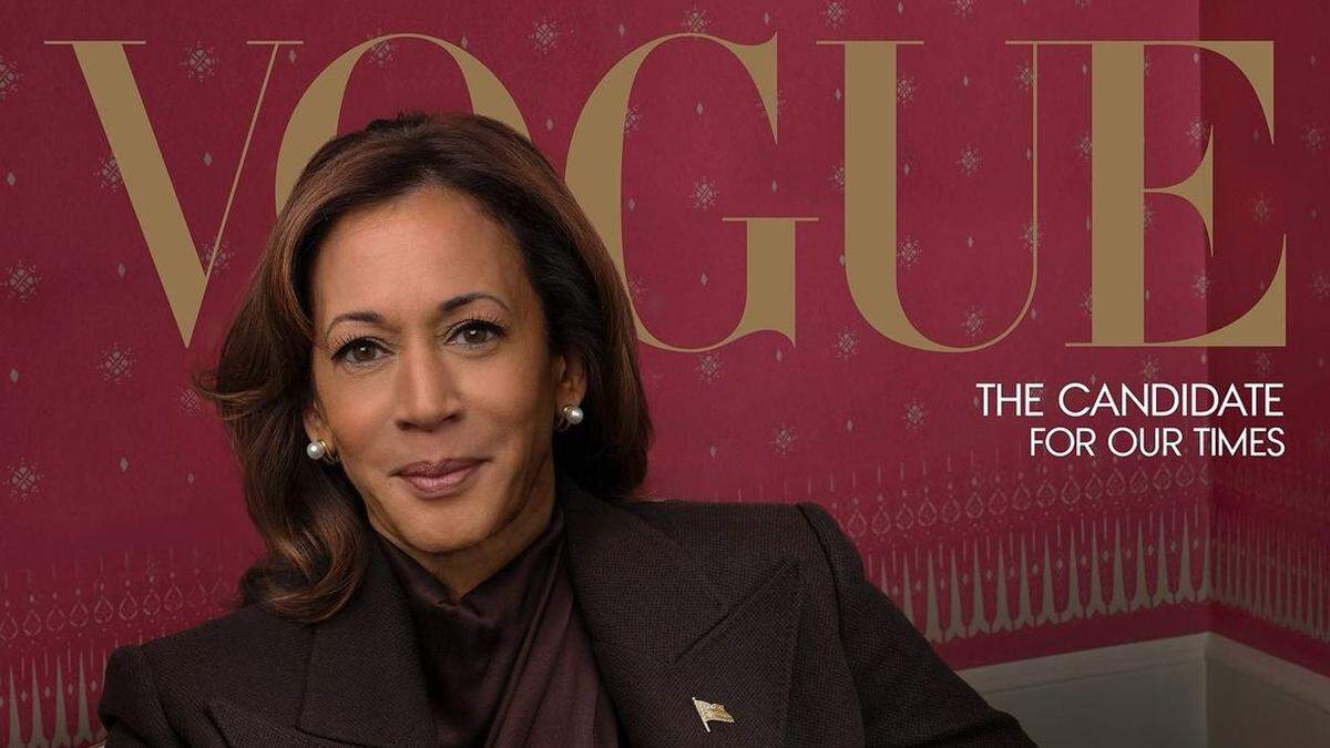 Kamala Harris präsentiert sich bereits zum zweiten Mal auf dem Cover der „Vogue“