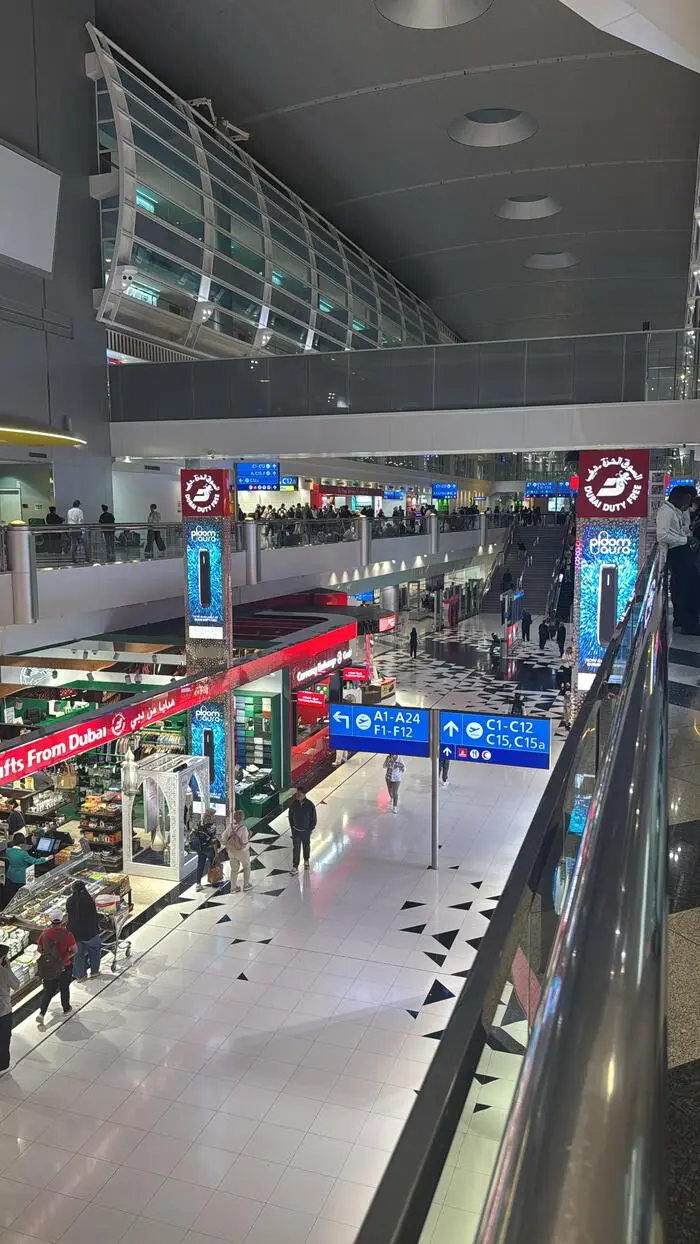 Blick in den Flughafen