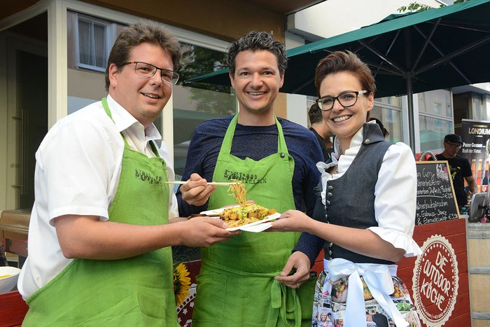 Die Verantwortlichen: Pober, Weidinger und Spannring