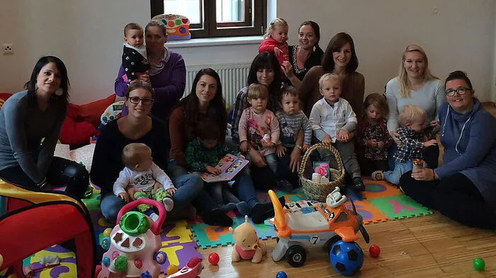 Jeden Dienstag treffen sich Mütter mit ihren Kleinkindern