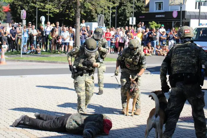 Der Höhepunkt war die Beteiligung der Militärpolizei Steiermark.