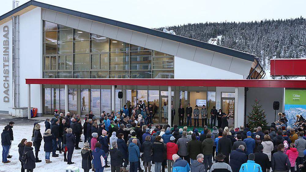 Im Dezember wurde das „Dachsteinbad“ mit Aqua-Track-Bahn und 260 Quadratmeter großem Fitnessstudio eröffnet