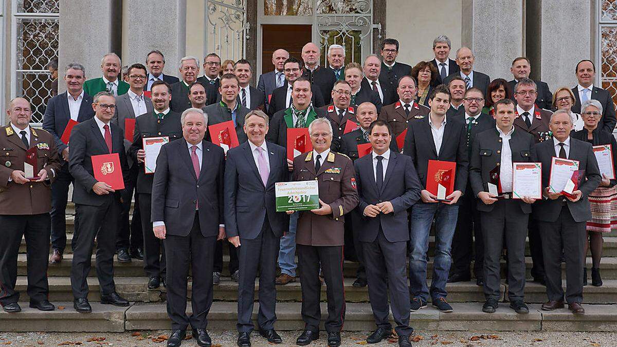 Alle ausgezeichneten Feuerwehrfreundlichen Betriebe der Steiermark