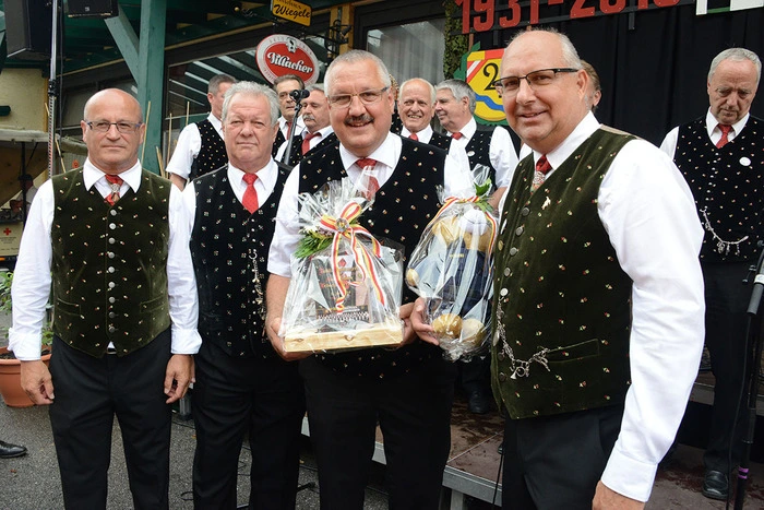 Auch der Polizeichor Villach gratulierte