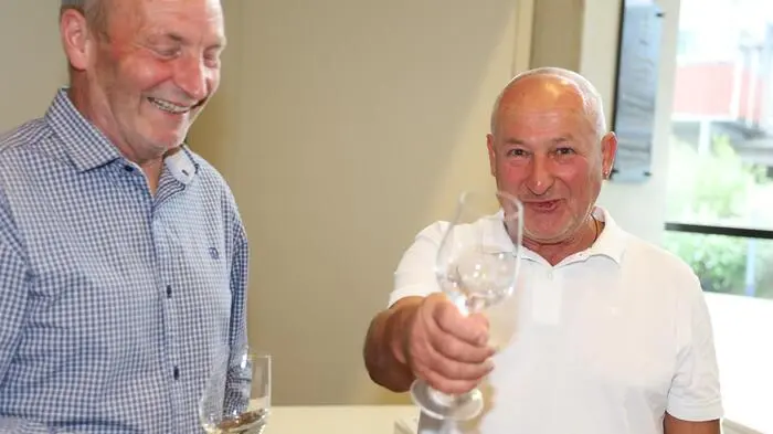 Natürlich wurde bei der Veranstaltung der Vulkanlandwinzer auch Wein genossen