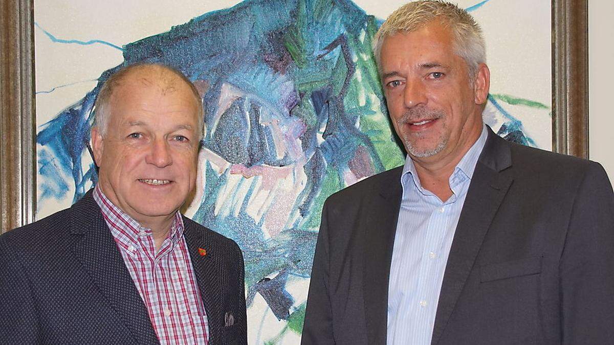 Ingo Appé und Kümmerer Robert Poscheschnig 