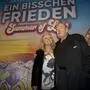 Komponist Ralph Siegel mit Sängerin Nicole bei der Präsentation des Musicals „Ein bisschen Frieden“ im Vorjahr