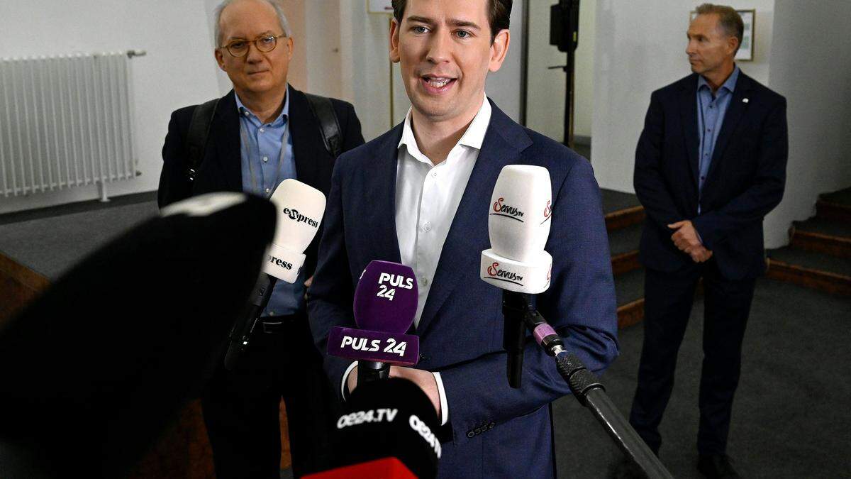 Sebastian Kurz: Ab Mittwoch muss der Ex-Kanzler auf der Anklagebank Platz nehmen