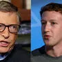 Bill Gates (Microsoft, links) und Mark Zuckerberg (Facbook)