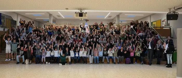 Rund 80 Volksschüler nahmen die Mittelschule unter die Lupe