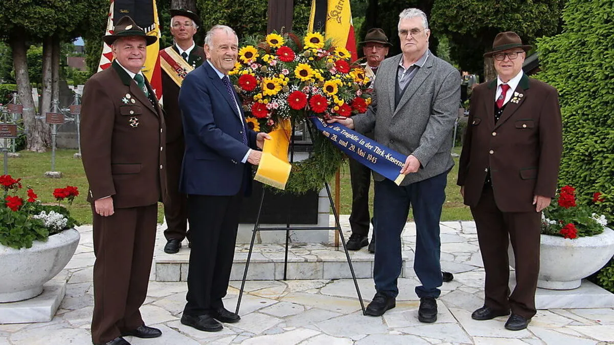 Hermann Offenwolf, Karl Anderwald, Paul Rauter und Siegfried Cesar