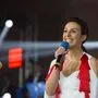 Das weiß-rote Kleid, das Jamala 2017 bei der Eröffnungsfeier des ESC trug, wird versteigert