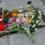 Vor dem Lokal in Drobollach wurden Kerzen angezündet und Blumen niedergelegt 