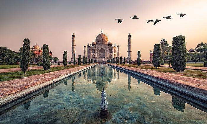 Das Tadsch Mahal im indischen Agra