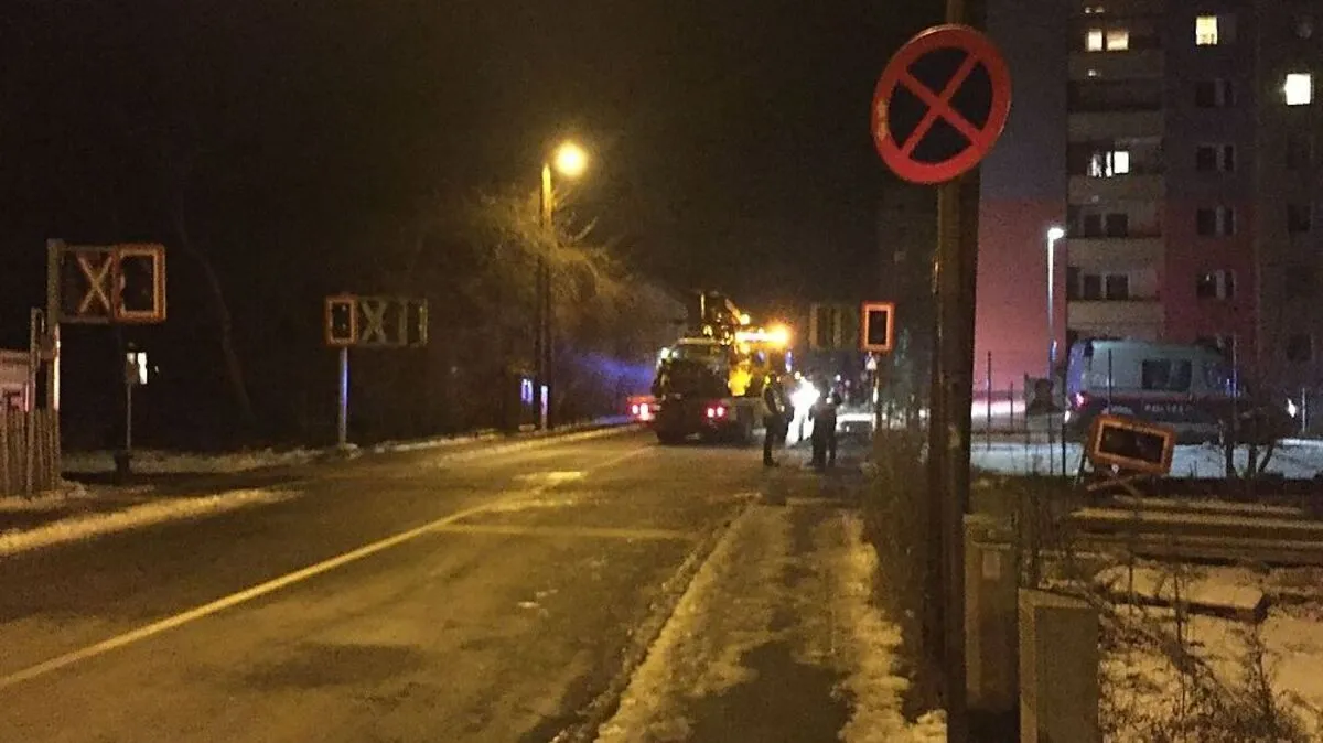 Die Unfallstelle in der Grottenhofstraße