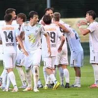 Jubel bei der Austria: Die Klagenfurter siegten in Velden mit 2:1