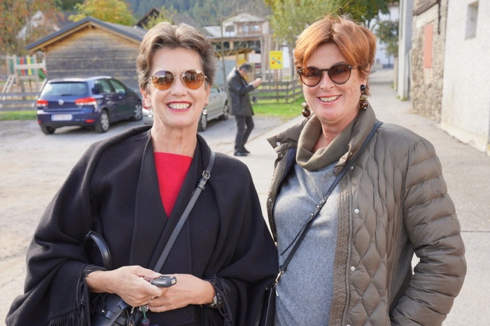 Monika Kohl und Ina Maria Lerchbaumer von der Kärntner Kulturstiftung