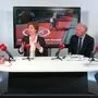 Moderator Hecke, Vizebürgermeisterin Schwentner (Grüne), Stadtrat Riegler (ÖVP) und Klubchef Pascuttini (FPÖ)