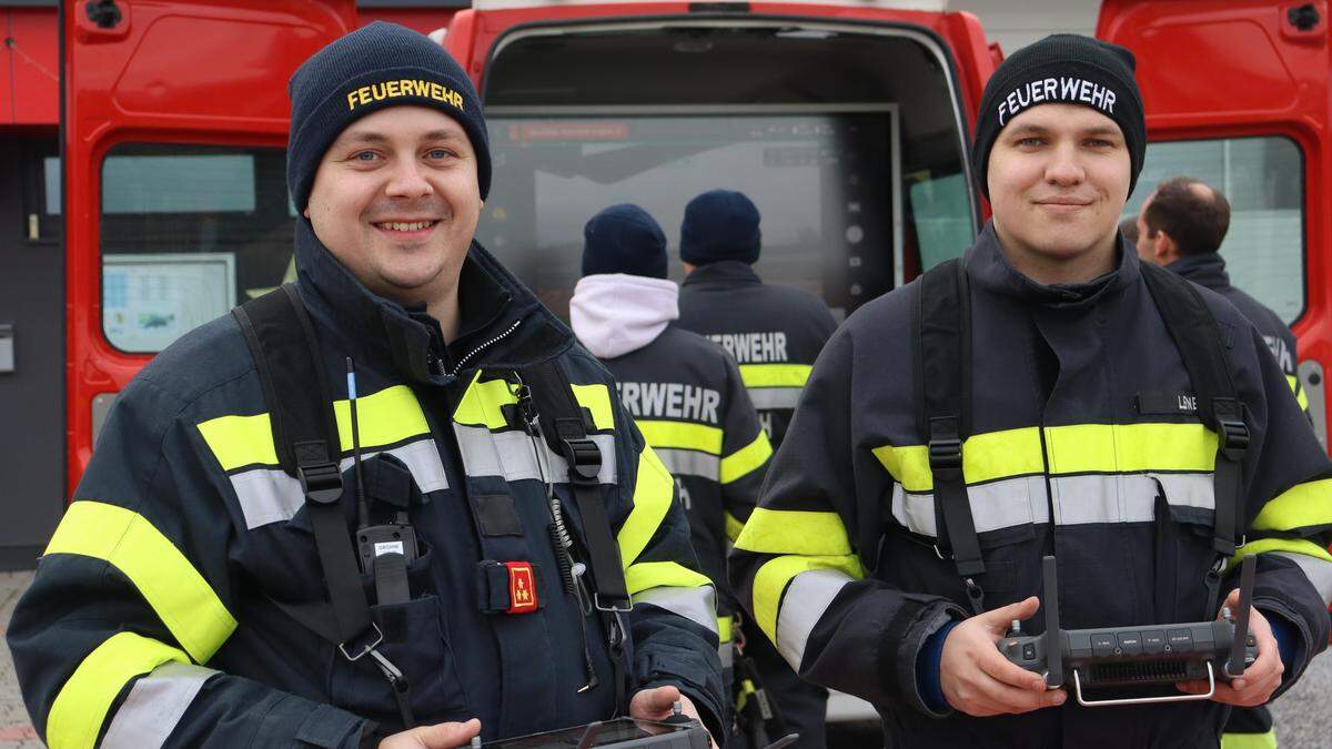 Leon Christandl (FF St. Ruprecht an der Raab) und Matthäus Leiner (FF Etzersdorf)