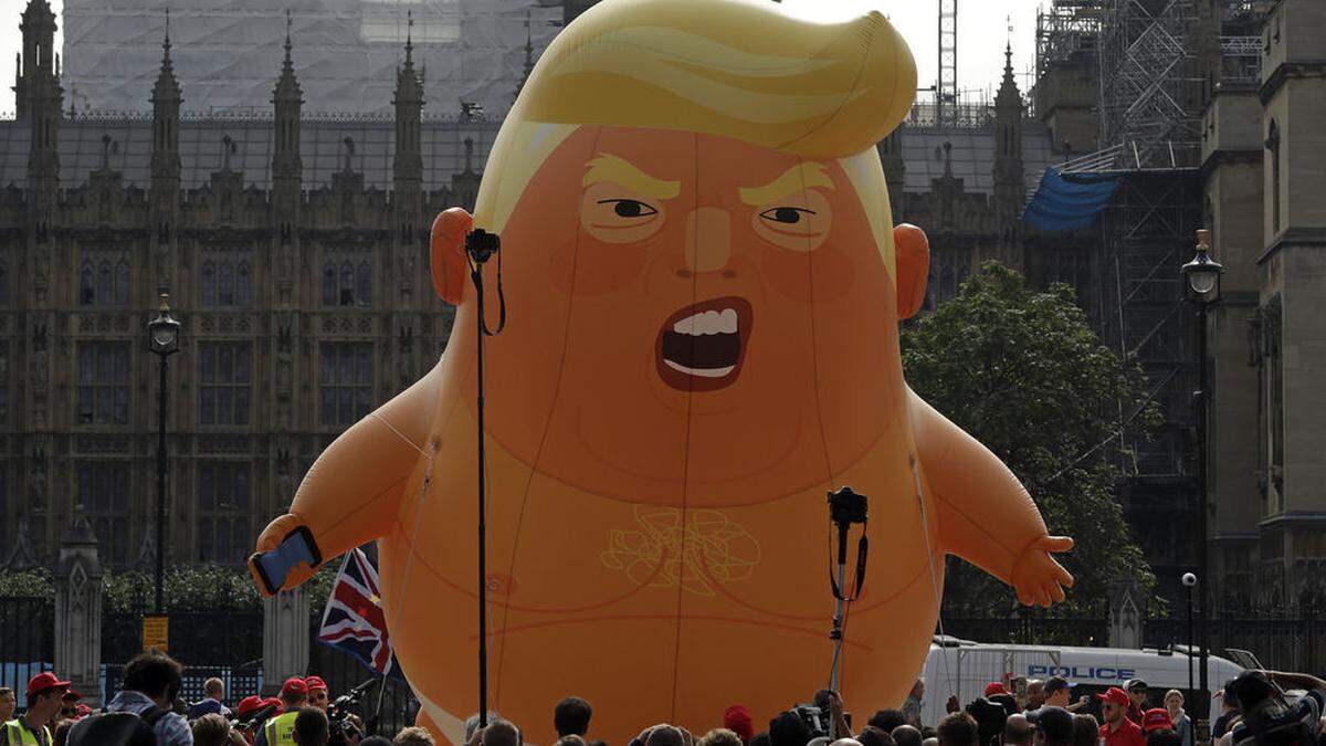 Proteste gegen Trump während seines Besuches in London