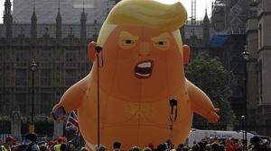 Proteste gegen Trump während seines Besuches in London
