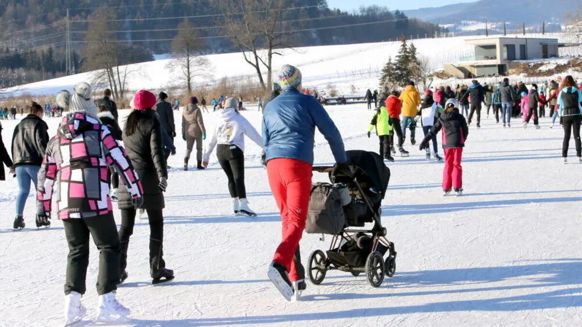 Die Jännerkälte macht das Eislaufen möglich