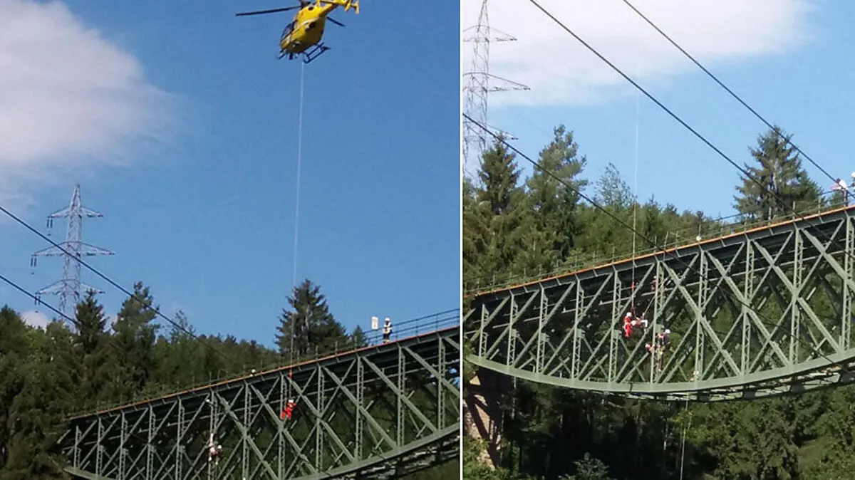 Spektakuläre Rettung