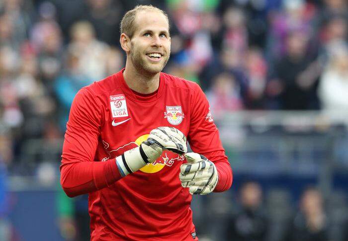 SALZBURG,AUSTRIA,24.MAY.15 - SOCCER - tipico Bundesliga, Red Bull Salzburg vs WAC Wolfsberg. Image shows Peter Gulacsi (RBS). Photo: GEPA pictures/ Mathias Mandl