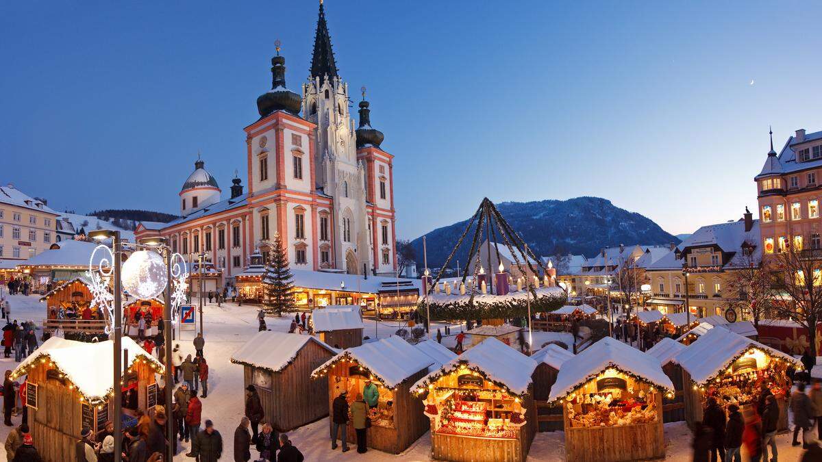 Adventidylle am Fuße der Basilika, ein Bild aus dem Vorjahr