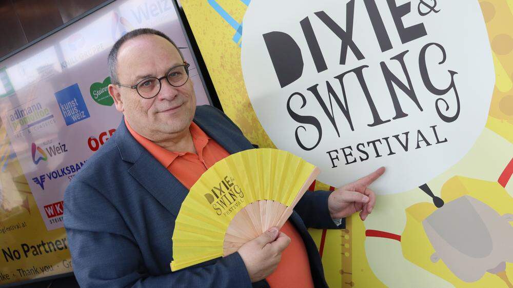 Johannes Hödl ist der Veranstalter des Dixie- & Swingfestivals in Weiz