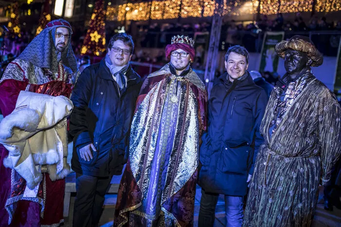 Auch die Heiligen Drei Könige durften beim Bauernadvent nicht fehlen