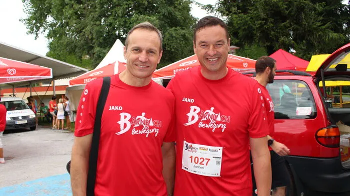 Vizebürgermeister Josef Schüller und Finanzstadtrat Jochen Bocksruker liefen ebenfalls mit