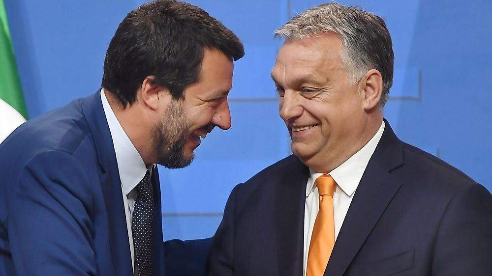 Salvini und Orban in Budapest