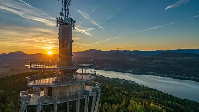 Der Pyramidenkogel in Keutschach ist mit dem Wörthersee verbunden. Das sieht auch das Land Kärnten so