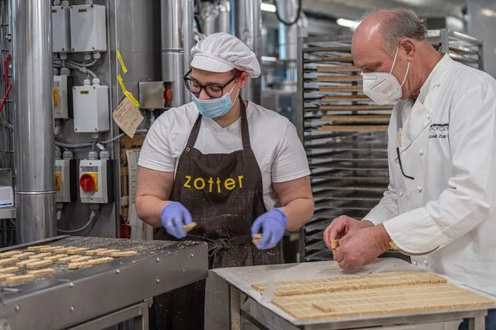 Produziert wird "just in time" - nach zwei bis drei Tagen ist die produzierte Ware bereits wieder aus dem Lager.