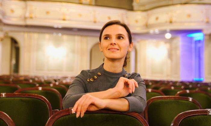 Oksana Lyniv war einige Jahre Chefin der Grazer Philharmoniker