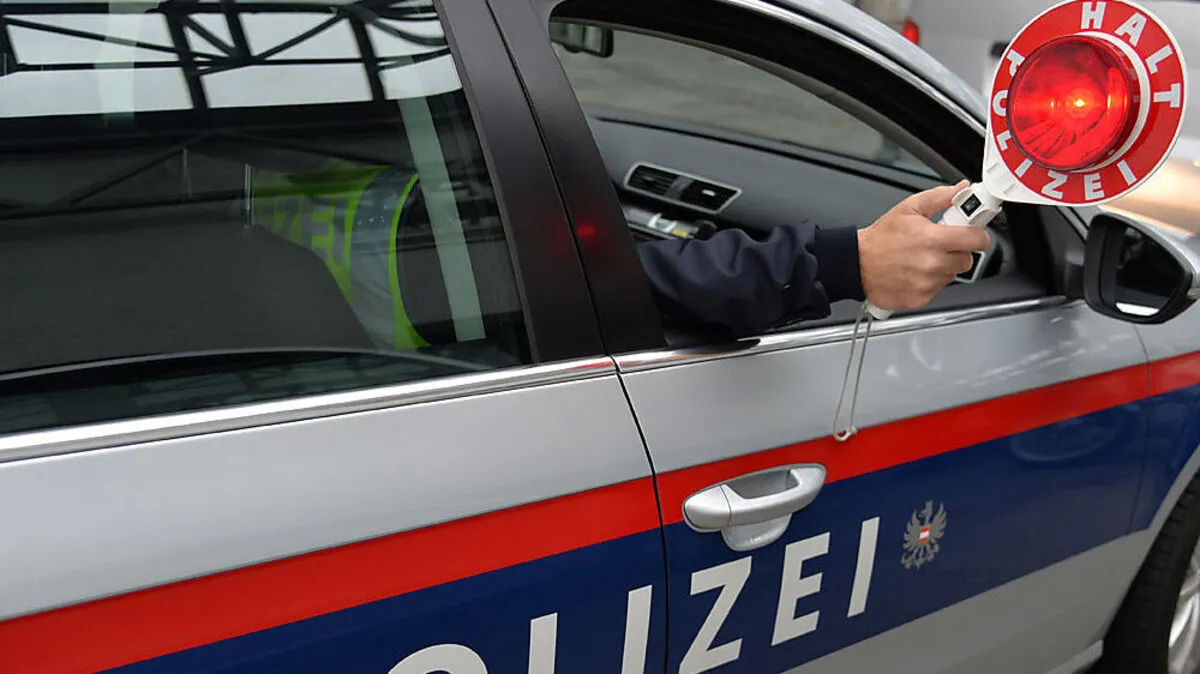 Der Schrott-Lkw konnte angehalten werden