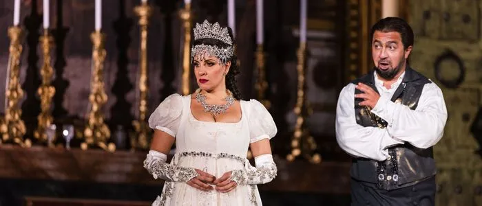 Joyce El-Khoury und Gevorg Hakobyan in „Tosca“