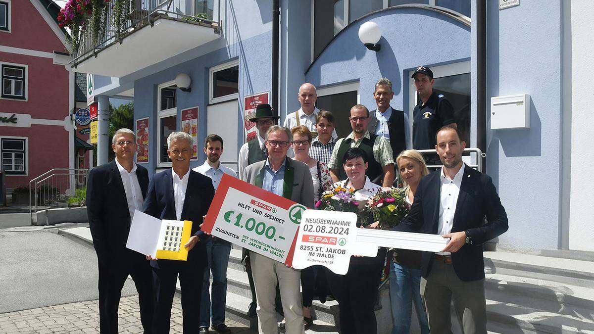 Der Spar in St. Jakob im Walde wird ab sofort von der Gemeinde betrieben