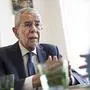 Amtsinhaber und Kandidat Alexander Van der Bellen