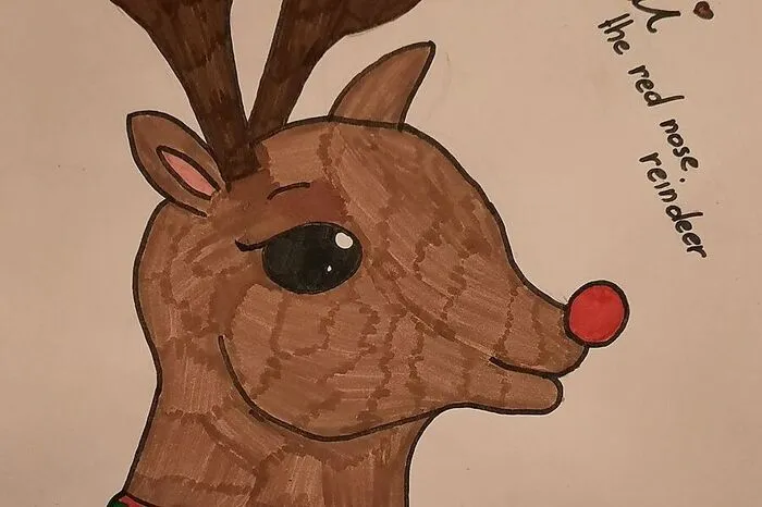 Die elfjährige Anna aus Leibnitz hat Rudolf gezeichnet.