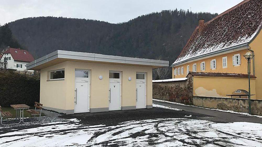 Aus der erst heuer errichteten öffentlichen WC-Anlage in Maria Lankowitz wurden zwei Frostwächter gestohlen