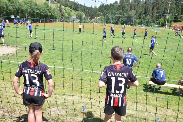 Auch die kleinen Fans aus Frankfurt kommen auf ihre Kosten