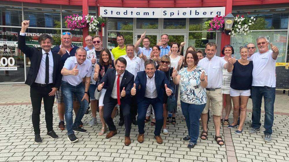 Große Freude bei der SPÖ in Spielberg