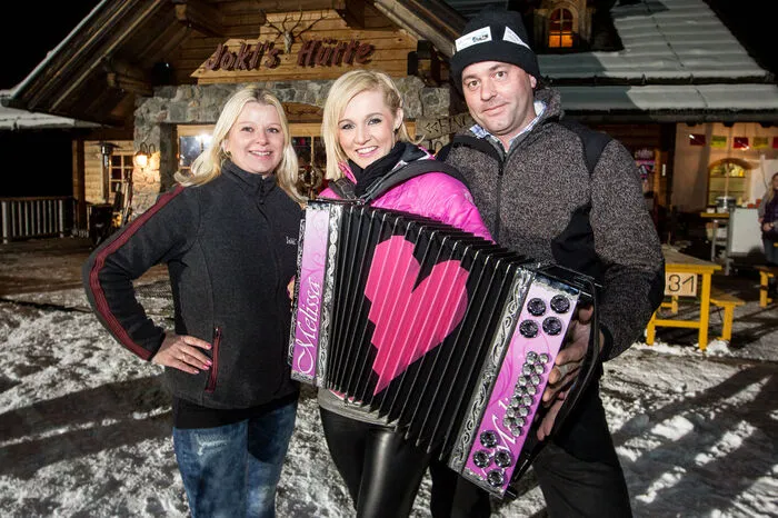 ... und sorgte bei der "Wetten, dass ..."-Außenwette für gute Stimmung am Nassfeld