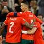 Cristiano Ronaldo (Mitte) traf zum 2:1 für Portugal gegen Deutschland